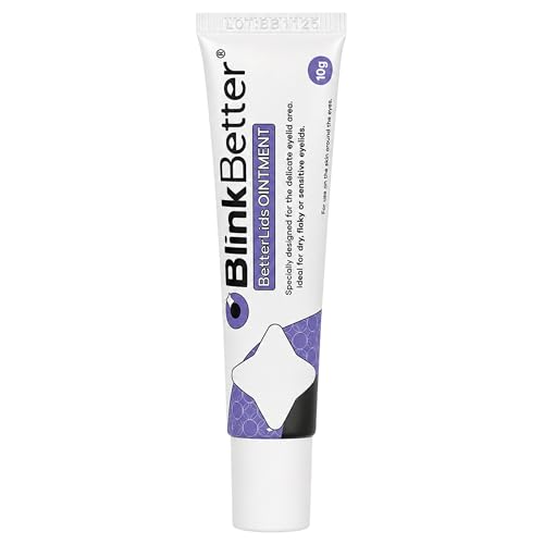 BlinkBetter BetterLids Eyelid Ointment for Dry, Itchy & Sensitive Eyelids – Deep-Moisturising Oat Complex with Shea Butter & Panthenol to Hydrate, Nourish & Soothe Delicate Eyelid Skin – 0.34 oz Original