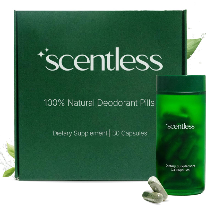 Scentless Internal Deodorant ‚Äì Mint, Parsley & Chlorophyll Capsules for Body Odor ‚Äì Aluminum-Free Body Deodorizing Supplement ‚Äì Odor Control Natural Deodorant ‚Äì Body Deodorizing Capsules ‚Äì 30 Count - BeesActive Australia