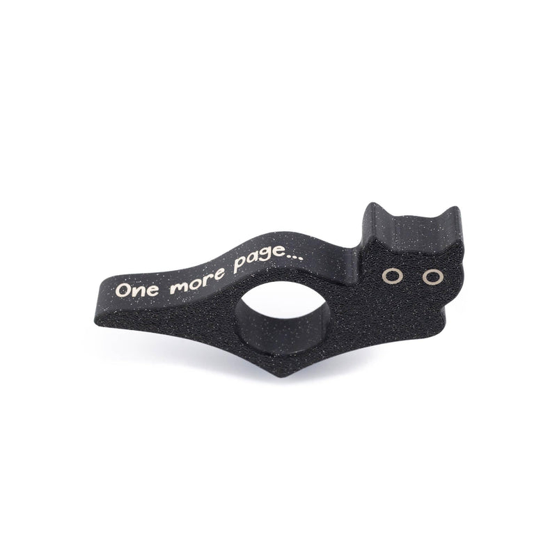 Cat Book Page Holder for Reading, Bookish Gifts & Accessory, Ideal for Bookworms, Book Lovers & Readers, Made in USA (Starry Black) 1 Starry