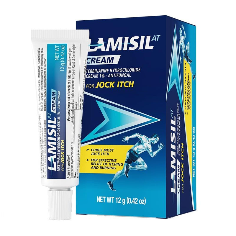 Lamisil Jock Itch Antifungal Cream | 1 Week Treatment | Clinically Proven | Fast and Effective Symptom Relief of Itching, Burning and Redness |.42 oz (12g) - BeesActive Australia