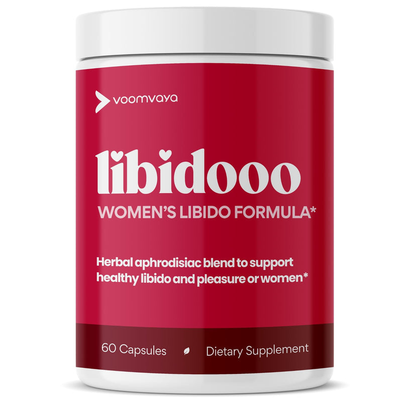 VoomVaya Libidooo - Libido Booster for Women Over 40 | Female Libido Booster with Horny Goat Weed, Tribulus Terrestris & Damiana Leaf ‚Äì Ignite Desire, Energy & Confidence ‚Äì 60 Capsules - BeesActive Australia