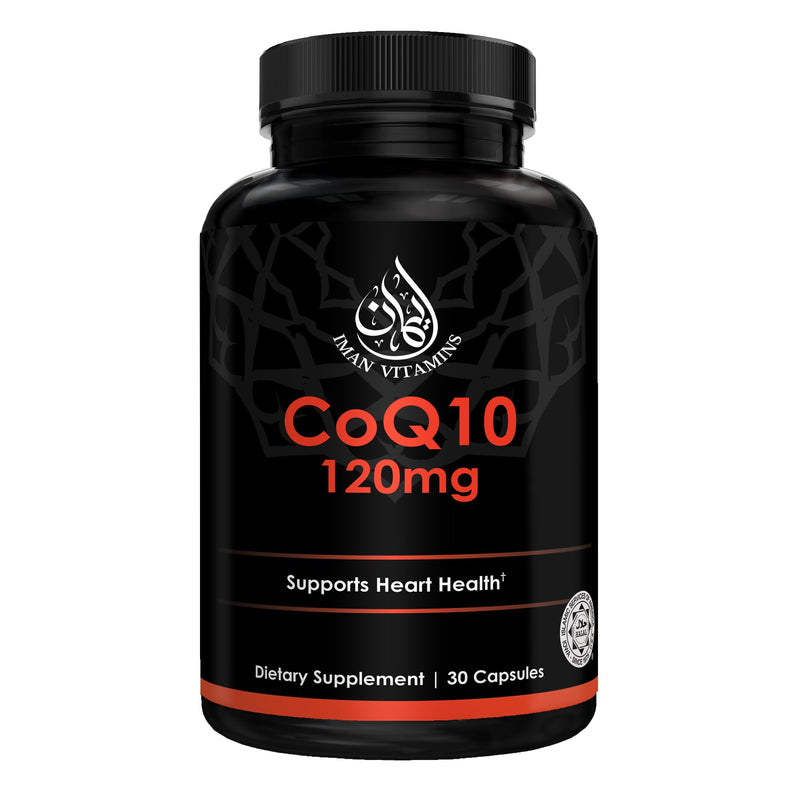 Halal CoQ10 120mg Liquid Capsules – Vegan Coenzyme Q10 Ubiquinone Supplement – High Absorption Cellular Energy & Heart Health Support for Men & Women – Non-GMO, 1 Capsule Daily