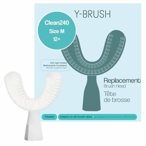 Y-Brush Clean240 Replacement Brush Head - Ultra, Essential - Adult 12+ 1 Count (Pack of 1)