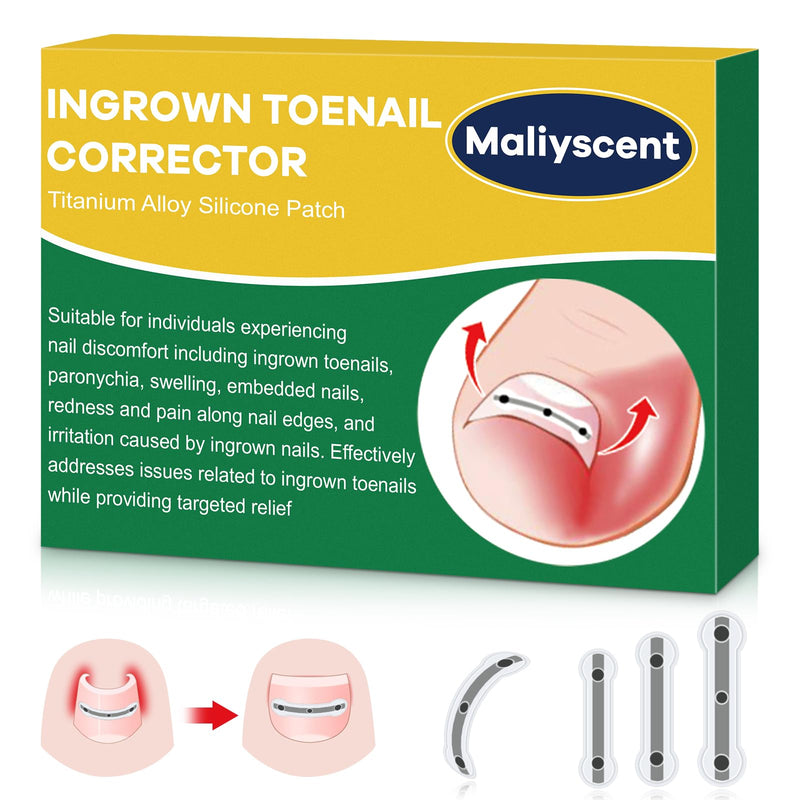 Titanium Alloy Ingrown Toenail Corrector New Version Ingrown Toenail Removal Tool Kit, Designed for Curved Nail Repair Big Toe Ingrown Toenail - BeesActive Australia