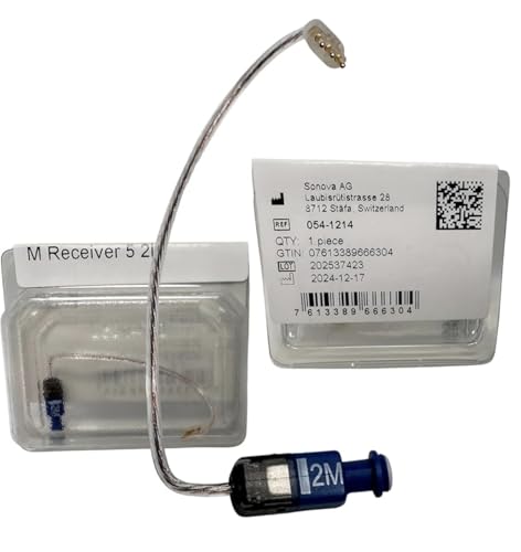 Phonak Receiver 5.0 2L (M Receiver 5.0, 2L Left) - 3 Pin Hearing Aid Receiver - High Performance - Durable & Easy to Install - for Audeo Marvel Paradise M RIC Hearing Aids