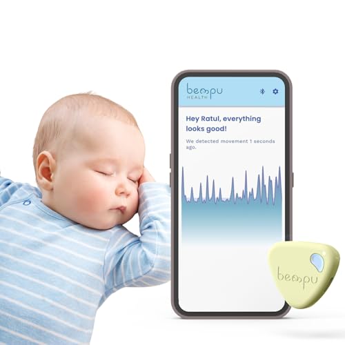 Baby Movement Monitor - Sleep Monitor with Gentle Vibration Alerts Yellow
