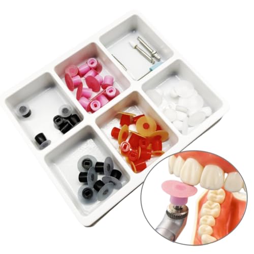 48pcs/Pack Dental Super-Snap Rainbow Technique Kit Oral Resin Polishing Discs Mandrel Set Finishing System Dentistry Instrument