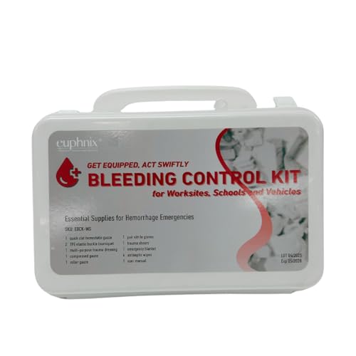 Mountable Bleeding Control Kit, OSHA-Compliant, 12 Pcs