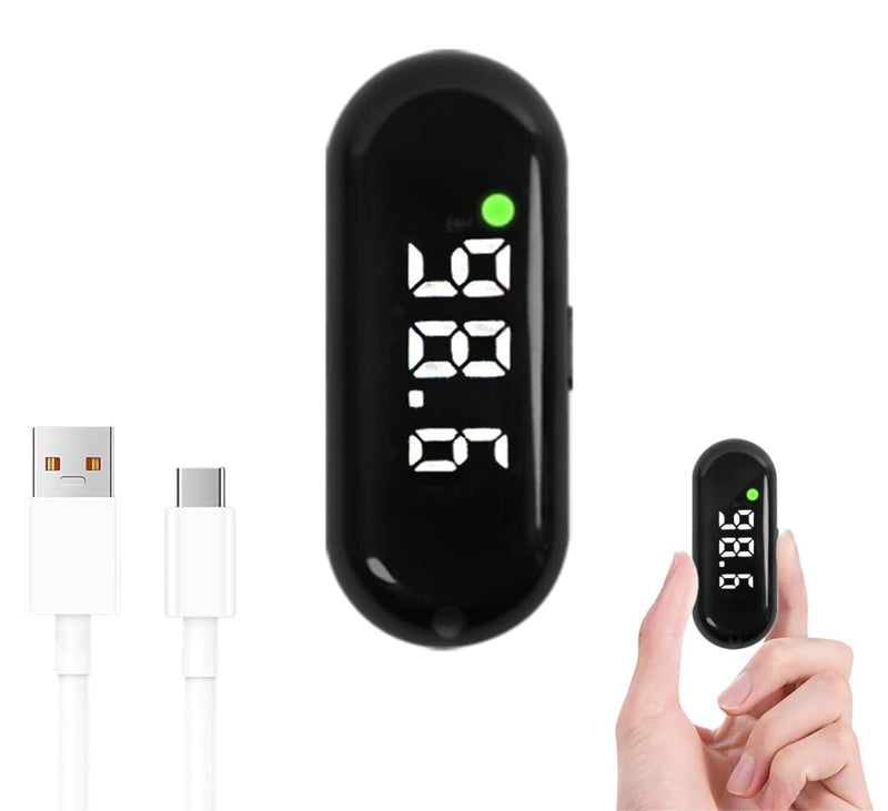 Rechargeable Medical Forehead Thermometer for Adults and Children Black Non-Contact Digital Thermometer with Fast 1-Second Touchless Reading Black