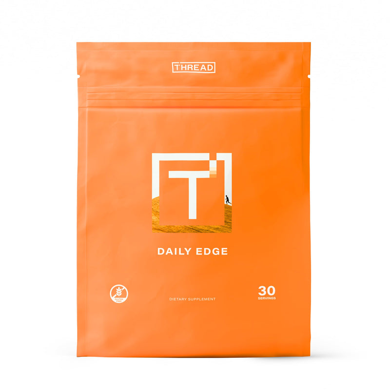 THREAD Performance Daily Edge, Energy & Endurance for Young Athletes, 30 ct | Dietary supplement with Iron & trace minerals for energy support & endurance, capsule format for active lifestyles