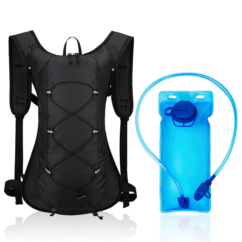 Hydration Backpack, Cycling Backpack Outdoor,Lightweight Hydration Pack with 70 oz 2L Hydration Bladder, Water Backpack for Running, Hiking, Cycling, Climbing, Camping, Biking