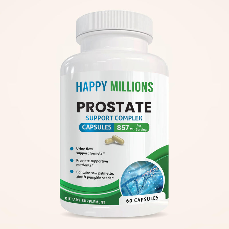 Prostate Support | Saw Palmetto,Pumpkin Seed | 60 Veg Capsules