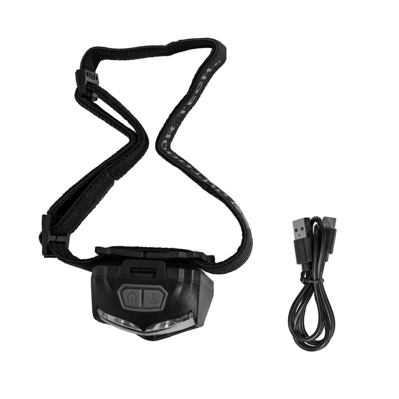 Outdoor Tech Beacon 500 Lumen Headlamp – Lightweight Ultra-Bright LED Camping Essentials, IPX4 Waterproof, Rechargeable Battery (Included) or 3 AAA Batteries (Sold Separately)