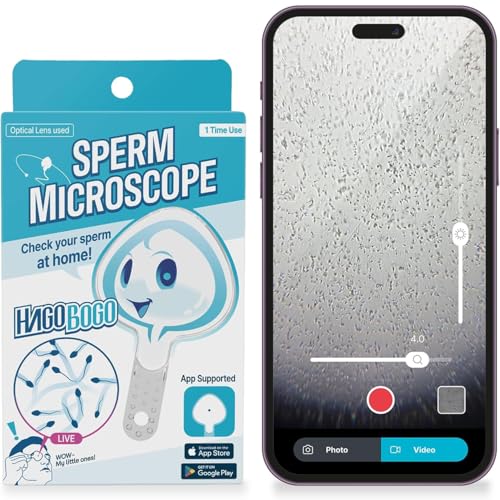 Sperm Microscope, Spermcheck Fertility Test, App-Supported, 1 Pack 1-pack
