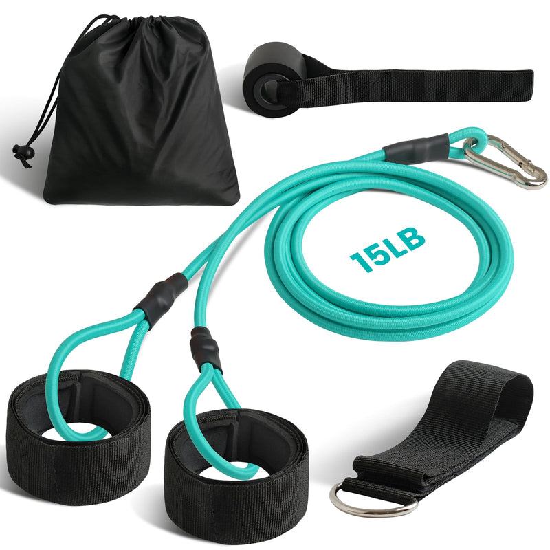 Baseball Pitching Resistance Bands - 15/30 Lb Softball Pitching Trainer, Resistance Bands for Arm Strength, Ideal for Training, Warm-Ups & Beginner Learning Beginner (15LB) - BeesActive Australia