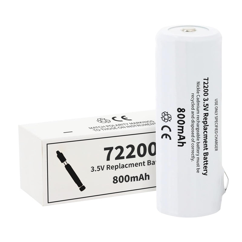3.5V Replacement Battery for Welch Allyn 72200-800mAh Nickel-Cadmium Rechargeable Battery (Fits 60835, 71000, and 71670 Power Handles) - BeesActive Australia