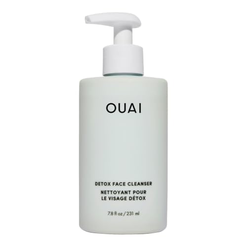 OUAI Detox Facial Cleanser - Face Wash with Glycolic Acid (7.8 fl oz) 7.8 Fl Oz (Pack of 1)