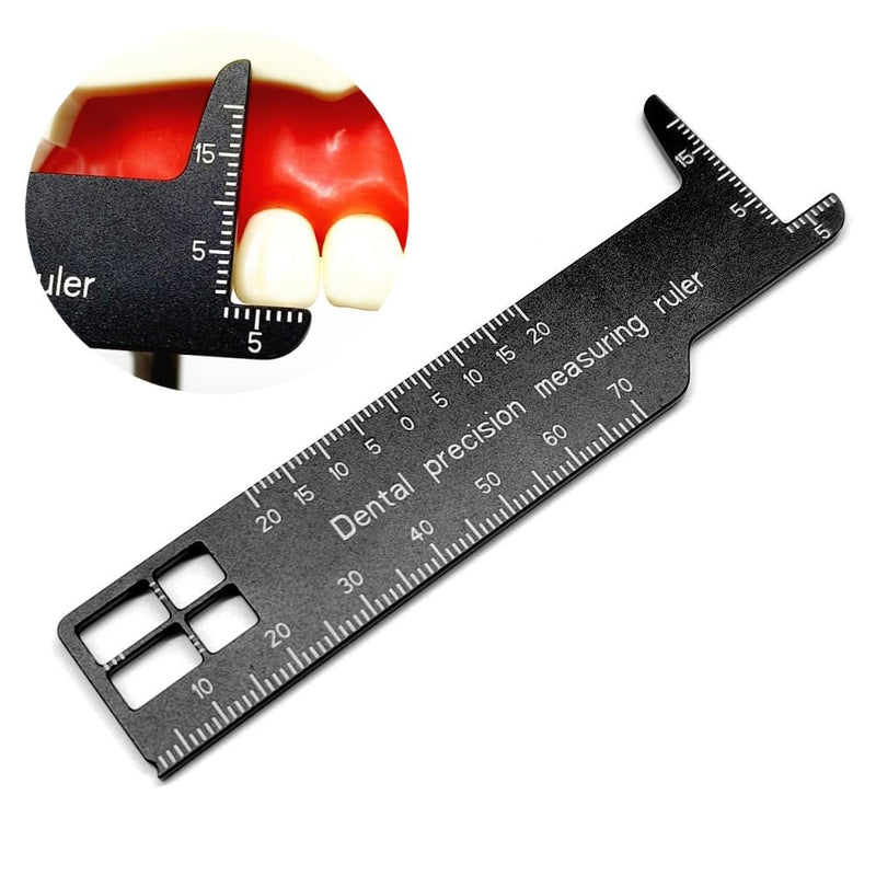 Dental Precision Measuring Ruler Medical Tool Span Measure Scale Endodontic Instruments Dentistry for Photography and Dentistry