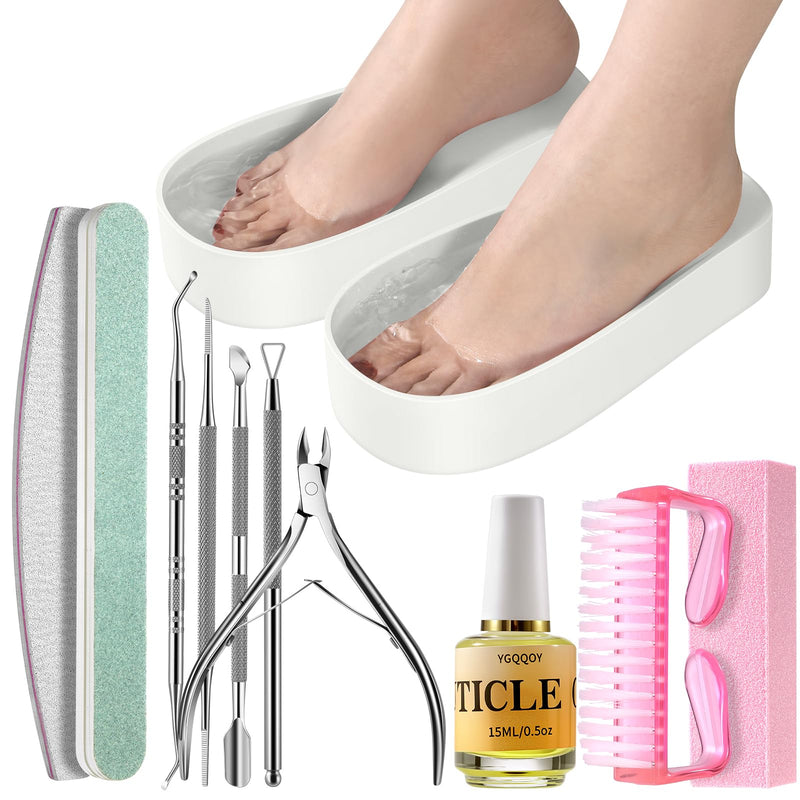 YGQQOY Toe Nail Soaking Bowl, Acetone Soak Off Bowl,Toe Soak Tray,Soak Off Gel Polish Remover Bowl,Foot Soak Pedicure Bowl, Pedicure Tools Set - BeesActive Australia