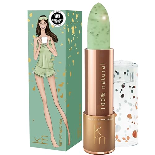 Natural Lip Scrub – 100% Natural Lip Exfoliator Made in Australia, Cruelty-Free | Polishes with Sugar Crystals | Nourishes with Shea, Jojoba & Avocado Oils | For Smooth, Beautiful, Hydrated Lips Mint