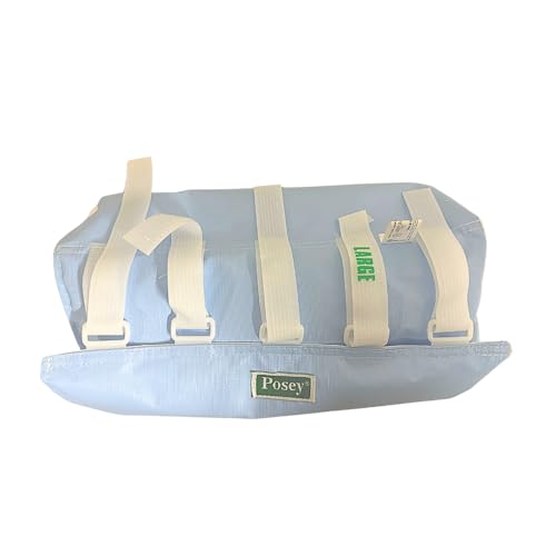 Posey 8168L Freedom Adjustable Elbow/Knee Splint, Large – Adjustable Orthopedic Support for Patient Safety, V Site Protection, Line Security, Immobilization, & Contracture Prevention