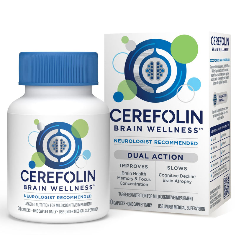 Cerefolin Brain Wellness, Targeted Nutrition for Cognitive Support, 30 Ct 30 Count (Pack of 1)