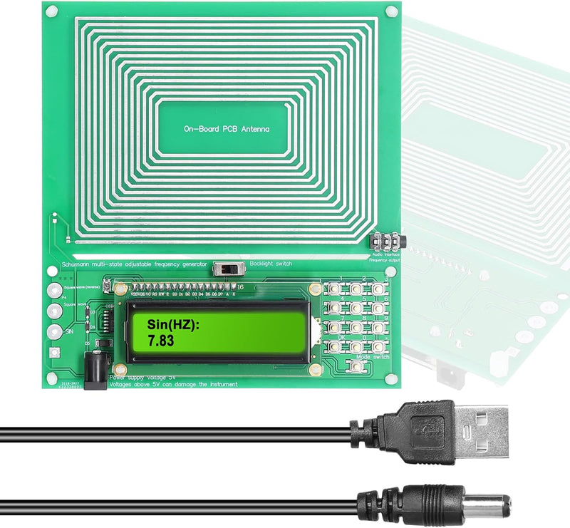 Schumann Wave Resonance Generator, Frequency Healing Devices, Frequency Generator, Rife Machine, Adjustable Sine Wave Resonance Generator, Ultra-Low Frequency Pulse Generator - BeesActive Australia