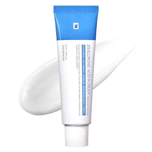 TOSOWOONG Hyaluronic Acid 9 Cream Daily Face Moisturizer for Hydration