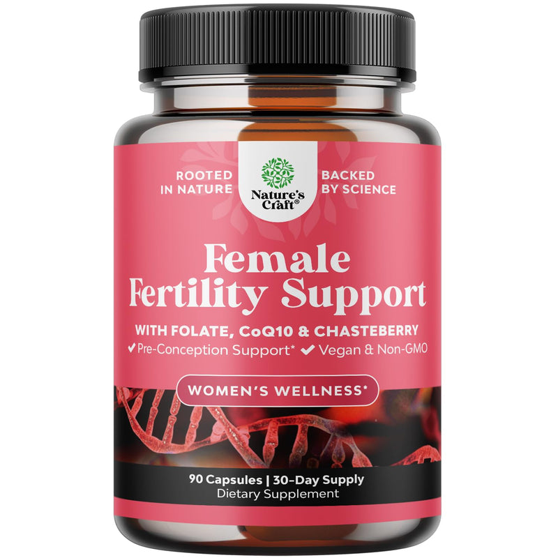 Fertility Supplements for Women with Inositol & Folic Acid - Preconception Vitamins for Women for Hormone Balance with L-methylfolate, B12, Vitamin D3, Iodine, Selenium, zinc and CoQ10 - 90 Count 90 Count Female (Pack of 1) - BeesActive Australia