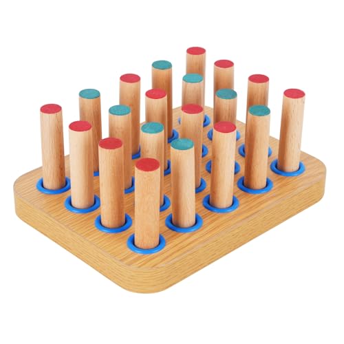 Wooden Pegboard for Occupational Therapy to Finger Dexterity