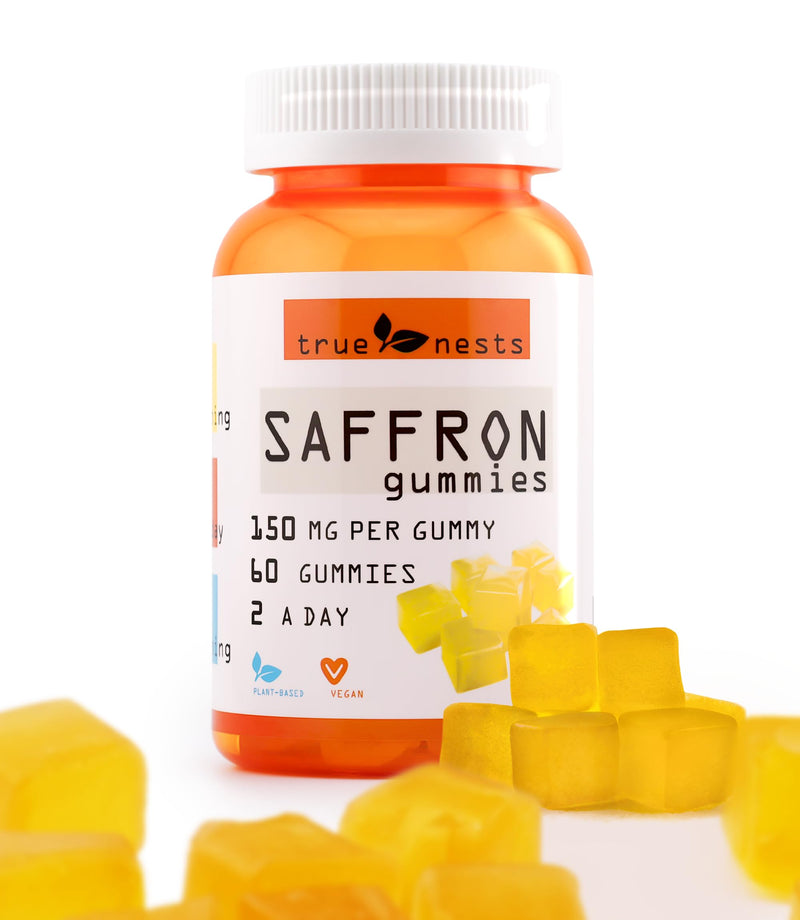 Saffron Gummies ‚Äì Vegan & Non-GMO, Premium Saffron Extract, Delicious Herbal Flavor, Supports Relaxation, Focus, and Energy, Perfect for Daily Wellness, 60 Count