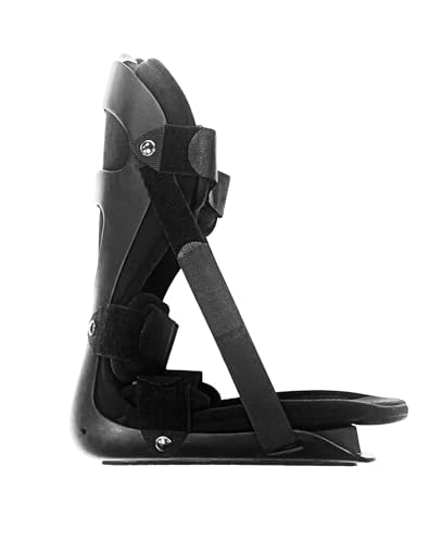Plantar Fasciitis Night Splint — Adjustable Dorsiflexion Boot with Soft Velcro Straps for Heel, Arch & Morning Foot Pain | Lightweight & Breathable, Fits Left or Right Foot | Medical Grade (Large) Large