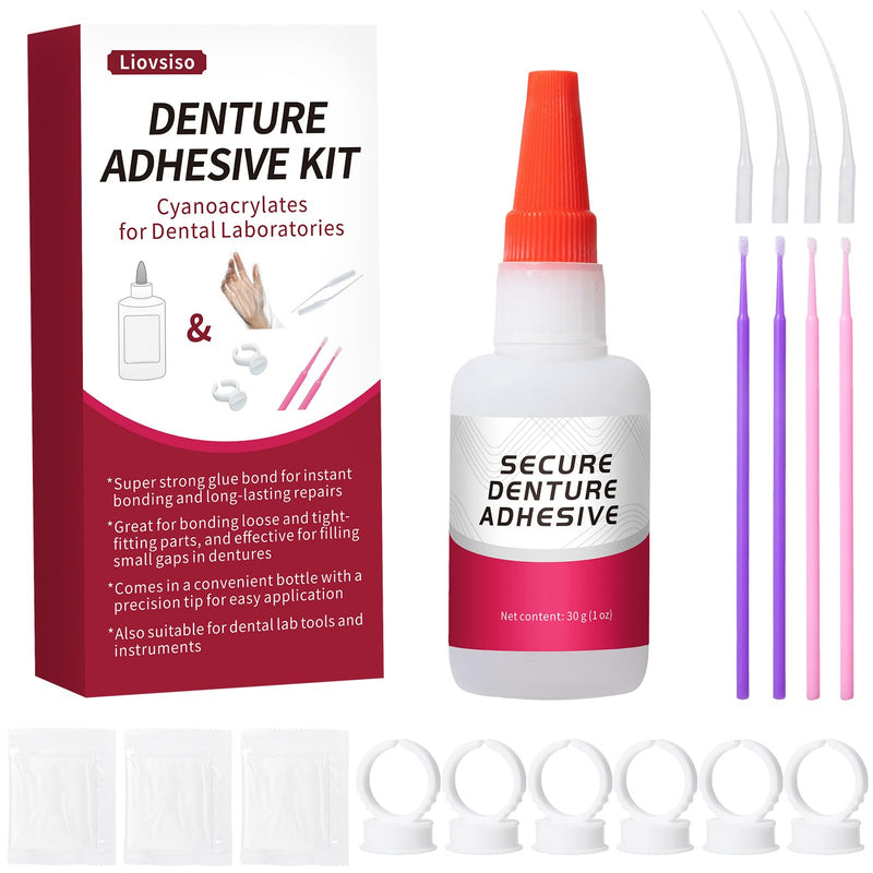 Dental Lab Instant Bonding Dental Glue (1oz), Repair Cracks & Secure Loose Teeth, Experience a Secure Bond That Lasts from Days to Weeks - BeesActive Australia
