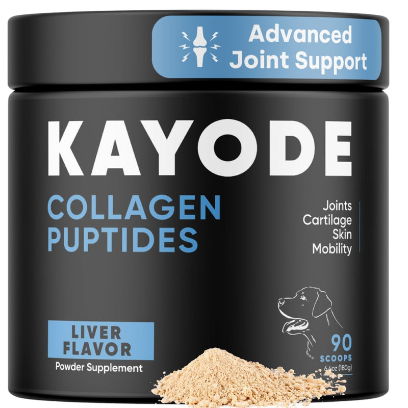 Collagen Puptides - Collagen for Dogs | Premium Dog Joint Supplement | 2X The Amount As Liquid Droppers | Great for Senior & Adult Dogs. Includes Omega 3.