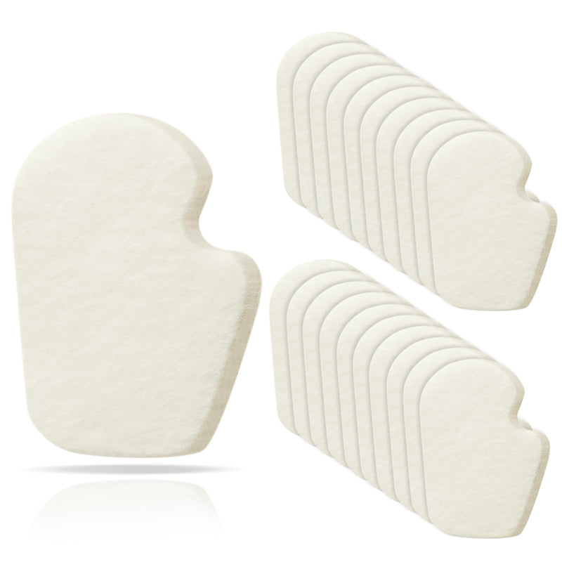20 Pcs Sesamoiditis Pads, 1/4" Thick Adhesive Skived Felt Metatarsal Felt Foot Pad for Callus Sesamoiditis Relief Forefoot Cushion Dancers Pads Ball of Feet Pain(Beige,Right) Right Foot Style