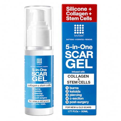 Bruizex 5-in-1 Scar Cream for Surgical Scars, Advance Silicone Gel, 50g