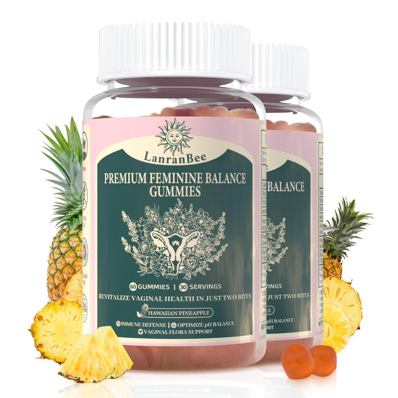 Pineapple Probiotics pH Balance for Women, Premium Feminine Balance Gummie | Support Healthy Odor and Vaginal Flora, Digestive Health & Immune, Hawaiian Pineapple, 120 Vegan Gummies - 60 Servings 2