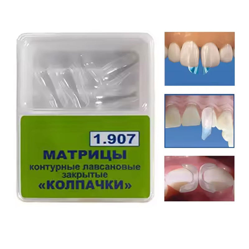 Dental Clear Matrix Anterior Matrice, BT Anterior Matrices Bioclear Style, Transparent Bow Anterior Matrices Sectional Contoured Matrix System (1, S) 1