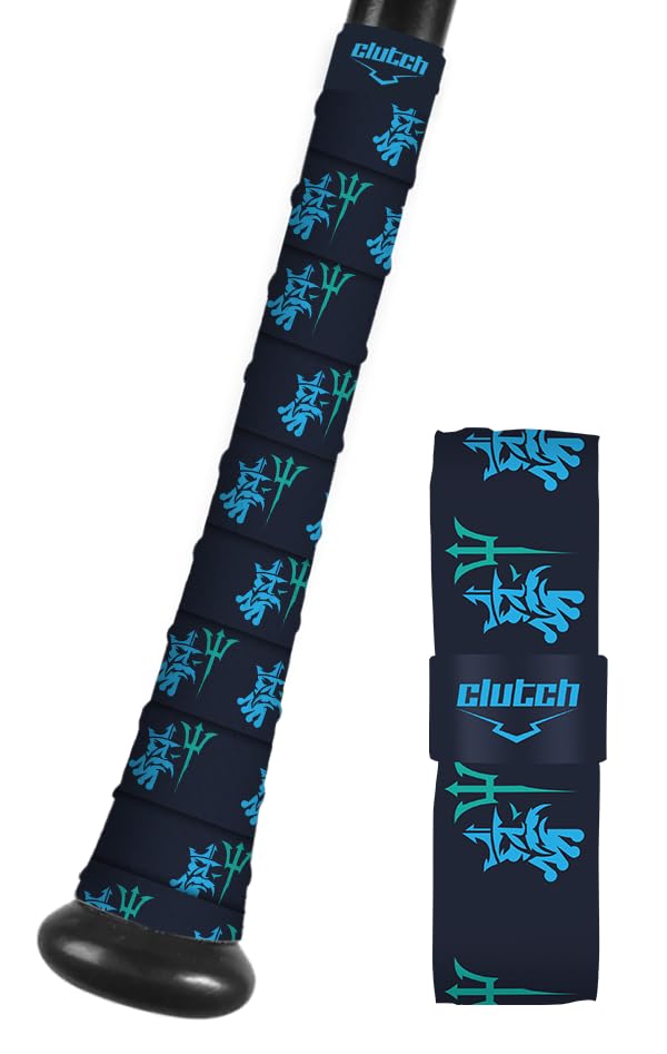 All-Weather Bat Grip Tape, 1.1mm Cushioned & Non-Slip for Baseball & Softball, Durable & Multi-Sport Performance for Youth & Adult Players Poseidon - BeesActive Australia