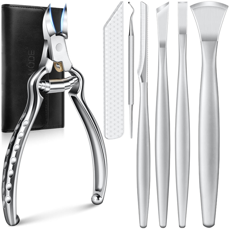 7PCS Ingrown Toenail Removal Kit, Professional Pedicure Tools for Feet, Toe Nail Clippers & Pedicure Knife Set with Corn Removers, Foot Scraper, Callus Shaver, Calloused Feet, Cuticle Remover Tool - BeesActive Australia