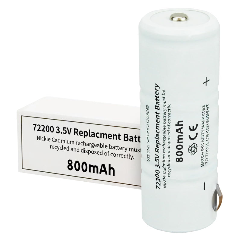 Replacement for Welch Allyn 72200 Battery, 3.5V 800mAh Nickel-Cadmium Rechargeable Battery Compatible with 60835, 71000, and 71670 Power Handles 72200 Rechargeable Battery - BeesActive Australia