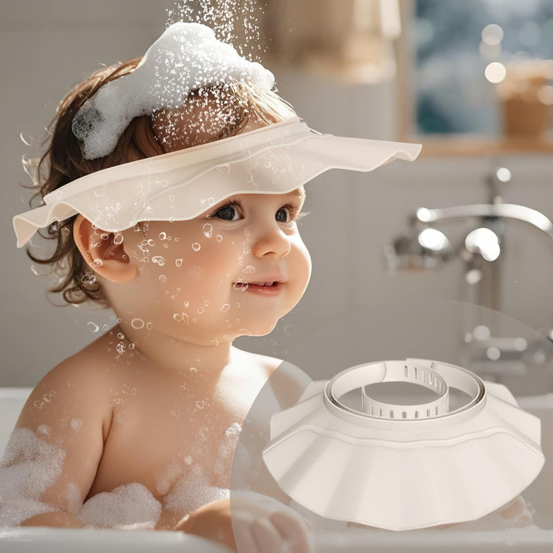 Baby Shower Cap Hat Soft Adjustable Bath Head Cap Visor for Washing Hair Safe Shampoo Shower Bathing Protection Head Eye Ear,Shampoo Caps for Toddler,Baby,Kids,Children,Makes the Bath More Fun - BeesActive Australia