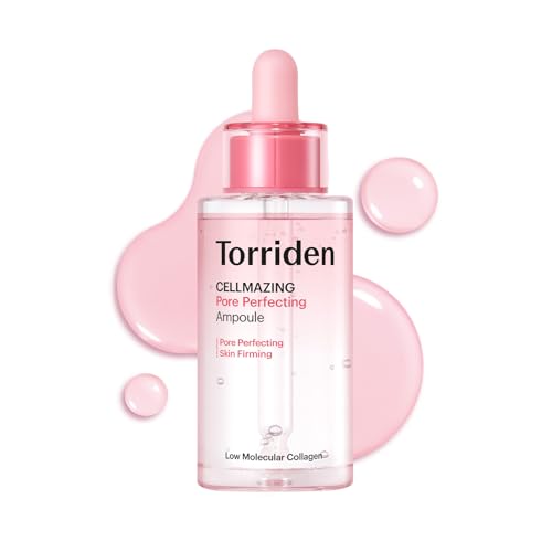 Torriden CELLMAZING Pore Perfecting Ampoule 30ml (1.01 fl.oz.) | Improving Skin Elasticity | 5D Collagen, Peptide Complex, PHA, LHA | Korean Facial Serum, Korean Skin Care
