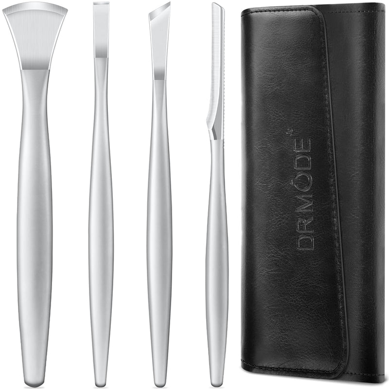 Professional Pedicure Tools for Feet, 4PCS Pedicure Knife Sets, Ingrown Toenail Removal Kit, Stainless Steel Corn Removers, Foot Scraper, Callus Shaver, Calloused Feet Remover Tool