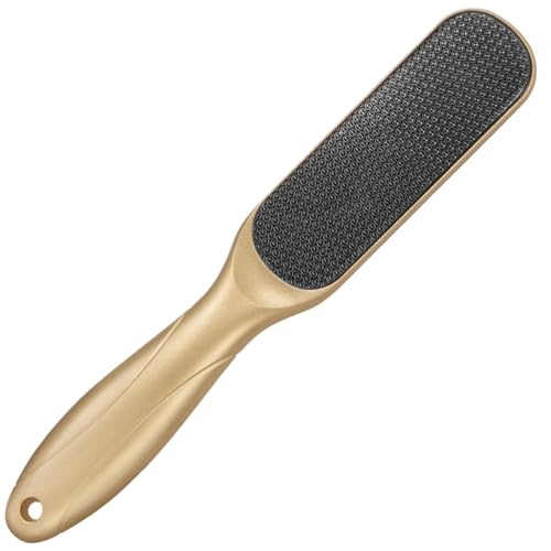 Nano Glass Foot File, Foot Callus Remover, Double Sided Pedicure Tools for Feet, Dual Use of Dry and Wet, Professional Hygienic Foot Scrubber to Achieve Smooth, Silky Feet Instantly (Golden) Golden