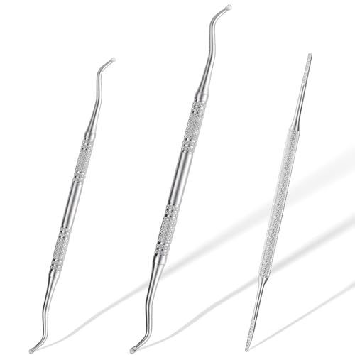 Ingrown Toenail Care Kit – Professional Pedicure Tools, Toenail Lifters & File for Nail Maintenance, Nail Cleaning Set