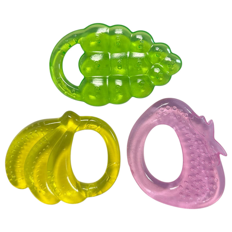 Lulyboo Water Teethers ‚Äì BPA-Free, Chillable Teething Toys for Infants & Toddlers ‚Äì Soothing Relief for Sore Gums ‚Äì Soft, Durable, Freezable ‚Äì 3+ Months (Fruits) Fruits - BeesActive Australia