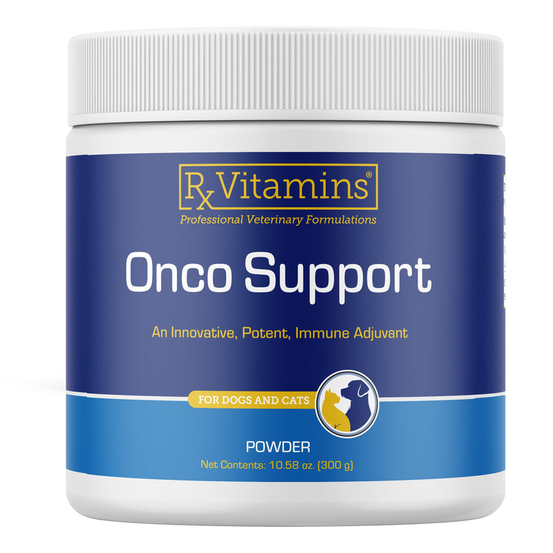 Rx Vitamins Onco Support - Dog & Cat Immune Support Supplement with Milk Thistle, Spirulina, Kelp Powder - Aids in Gut Health and Digestive Support - 300g New Label