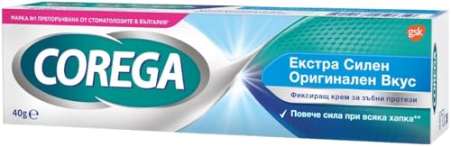 Corega, Toothcream Extra Strong, Pack of 3, 40g