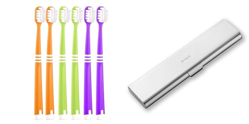 Extra Soft Toothbrush, and Wider Aluminum Toothbrush Case